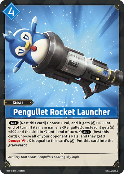 Palworld TCG - Pengullet Rocket Launcher [EBP01-044SR]