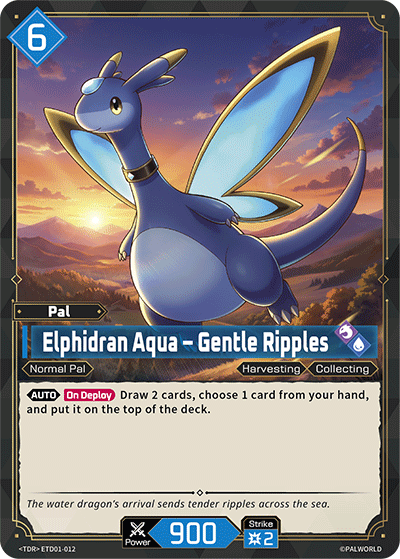 Palworld TCG - Elphidran Aqua – Gentle Ripples [ETD01-012TD]