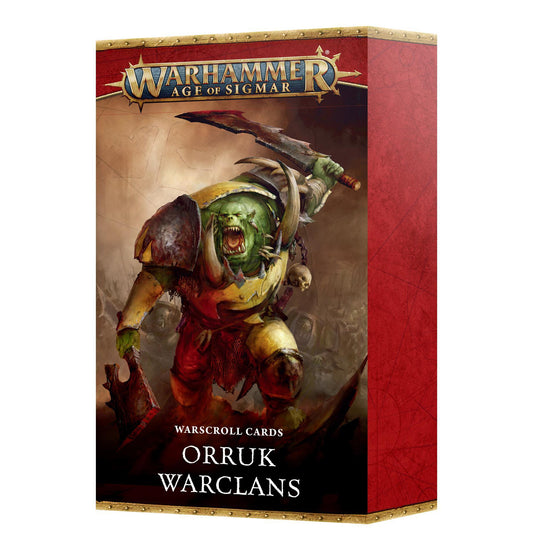 Warhammer Age of Sigmar - Warscroll Card: Orruk Warclans (English)