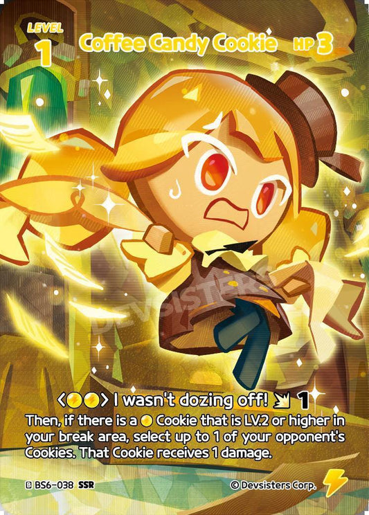 CookieRun TCG - Coffee Candy Cookie [BS6-038 SSR]