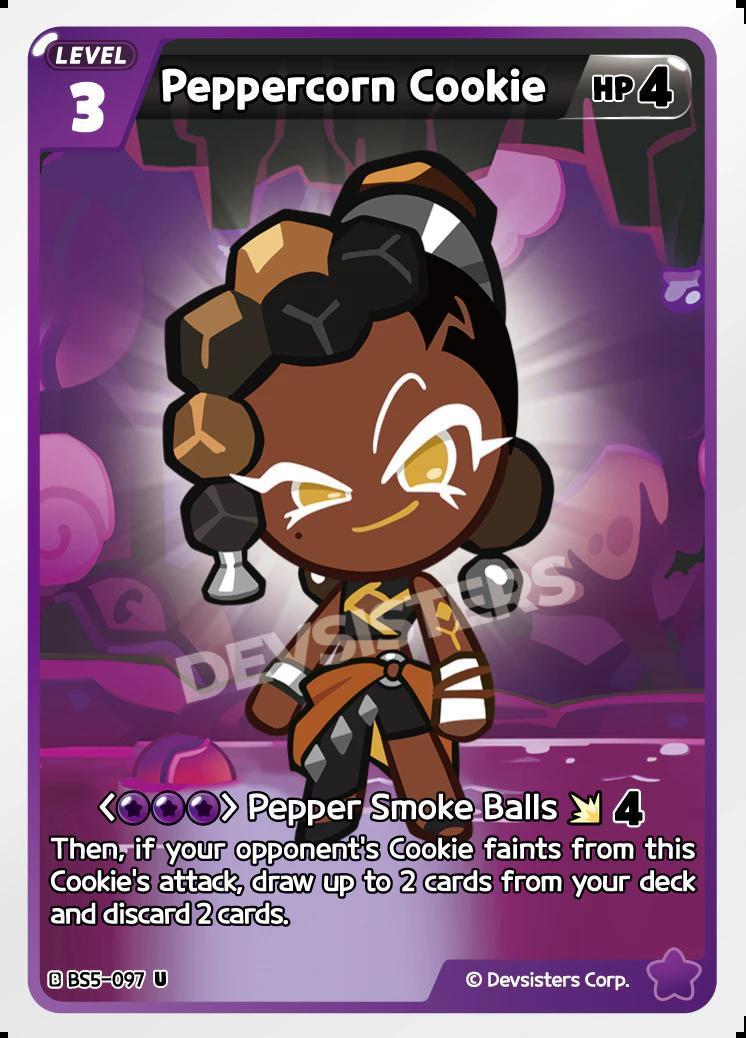 CookieRun TCG - Peppercorn Cookie [BS5-097 U]