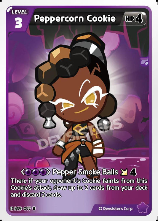 CookieRun TCG - Peppercorn Cookie [BS5-097 U]