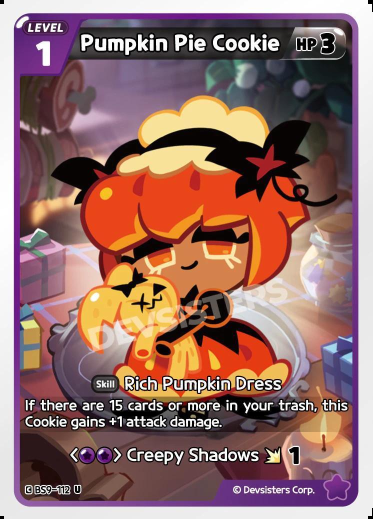 CookieRun TCG - Pumpkin Pie Cookie [BS9-112 U]