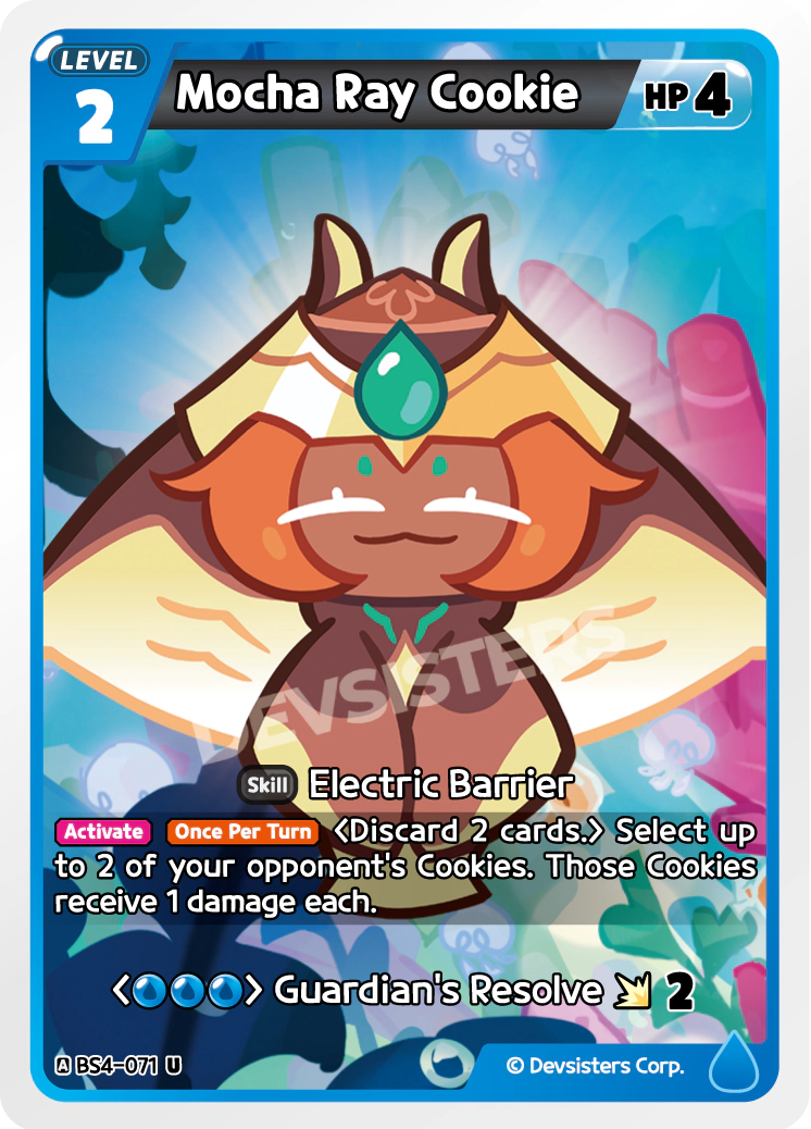 CookieRun TCG - Mocha Ray Cookie [BS4-071 U]