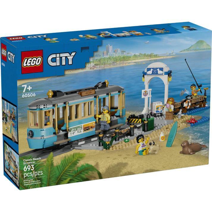 LEGO® City Trains Classic Beach Streetcar | 60506