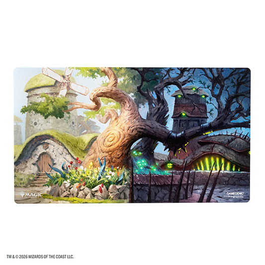 Magic: The Gathering | Lorwyn Eclipsed Shiny Playmat- Temple Garden