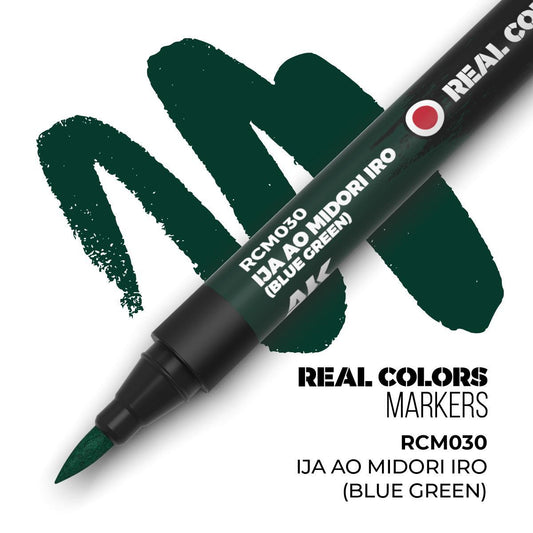 AK Interactive - Real Colors Markers: IJA AO Midori Iro (Blue Green)