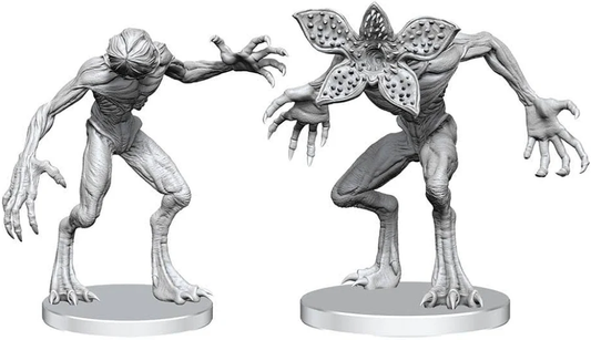 Stranger Things Unpainted Miniatures: Demogorgons