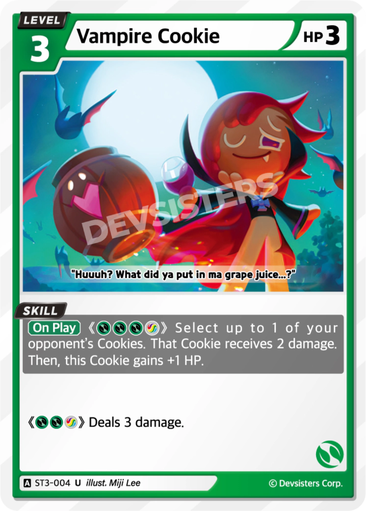 CookieRun TCG - Vampire Cookie [ST3-004 U]