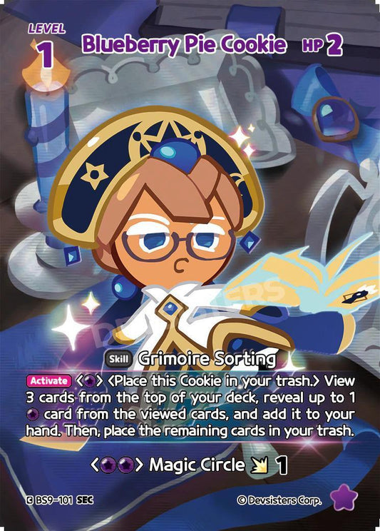 CookieRun TCG - Blueberry Pie Cookie [BS9-101 SEC]