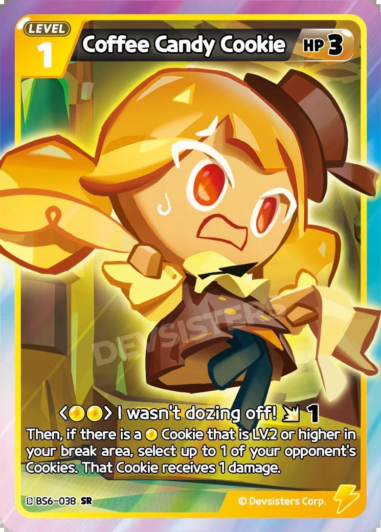 CookieRun TCG - Coffee Candy Cookie [BS6-038 SR]