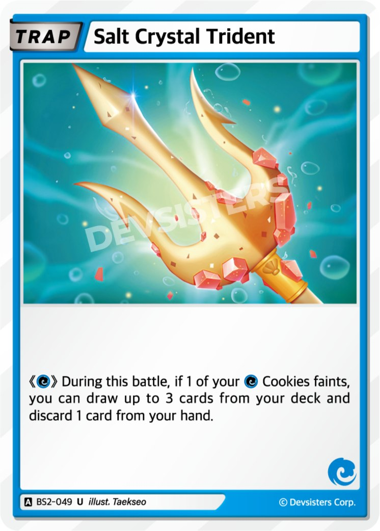 CookieRun TCG - Salt Crystal Trident [BS2-049 U]