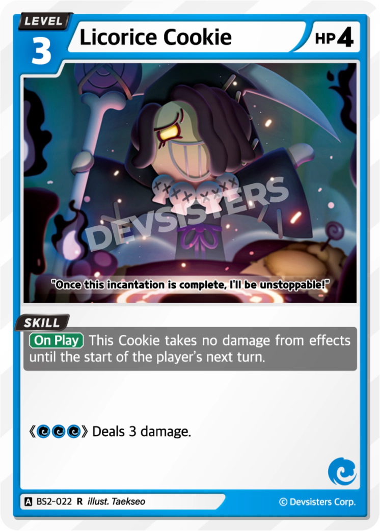 CookieRun TCG - Licorice Cookie [BS2-022 R]
