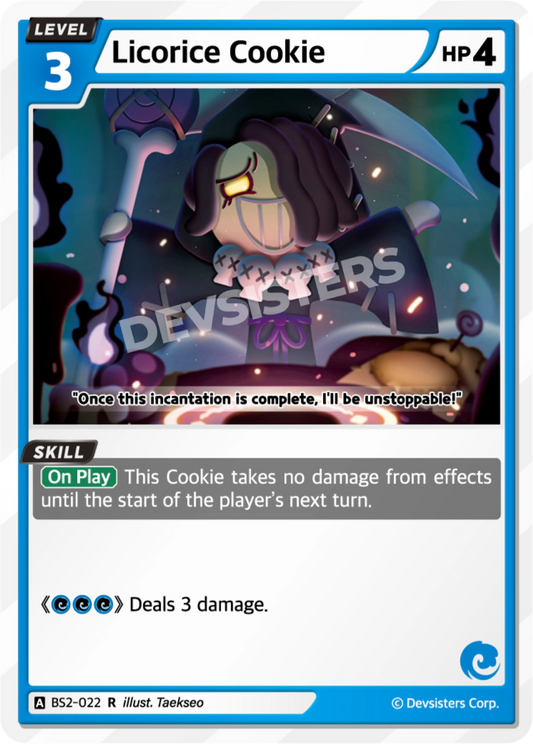 CookieRun TCG - Licorice Cookie [BS2-022 R]