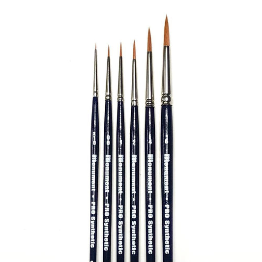 Monument Hobbies - Pro Synthetic Brush Set