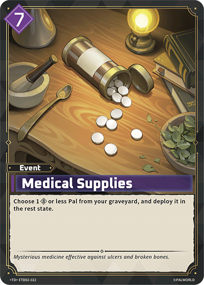 Palworld TCG - Medical Supplies [ETD02-022TD]