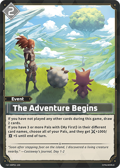 Palworld TCG - The Adventure Begins [EBP01-100U]