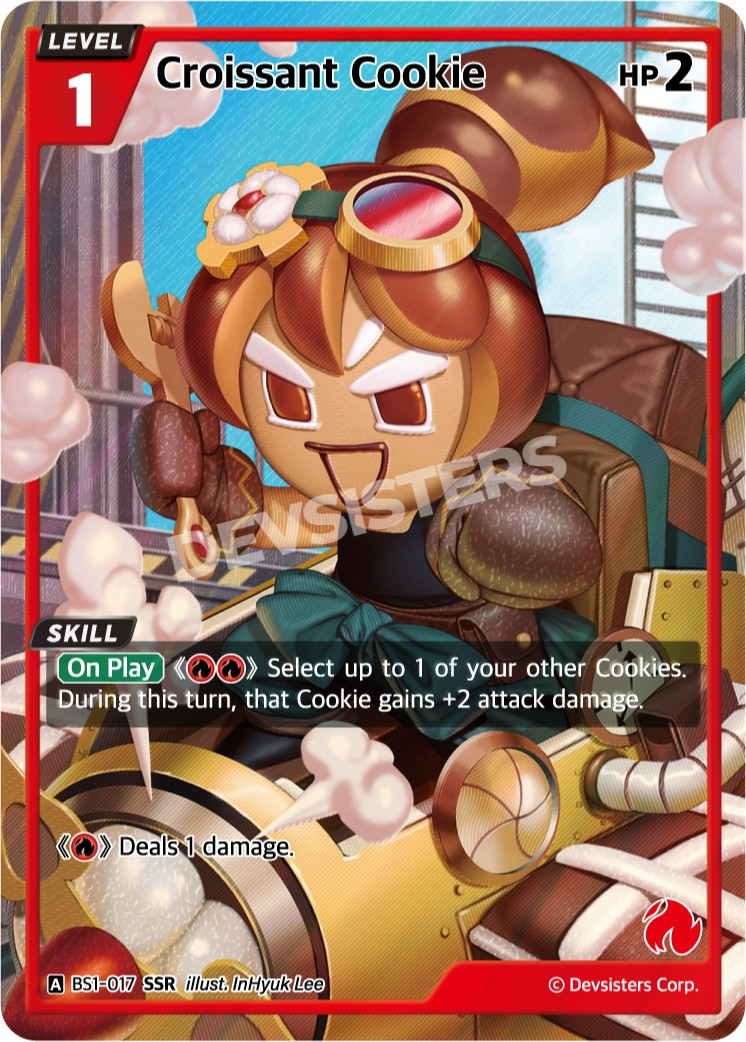CookieRun TCG - Croissant Cookie [BS1‑017 SSR]