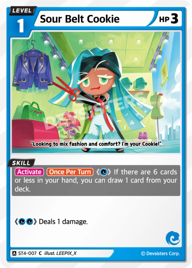 CookieRun TCG - Sour Belt Cookie [ST4-007 C]