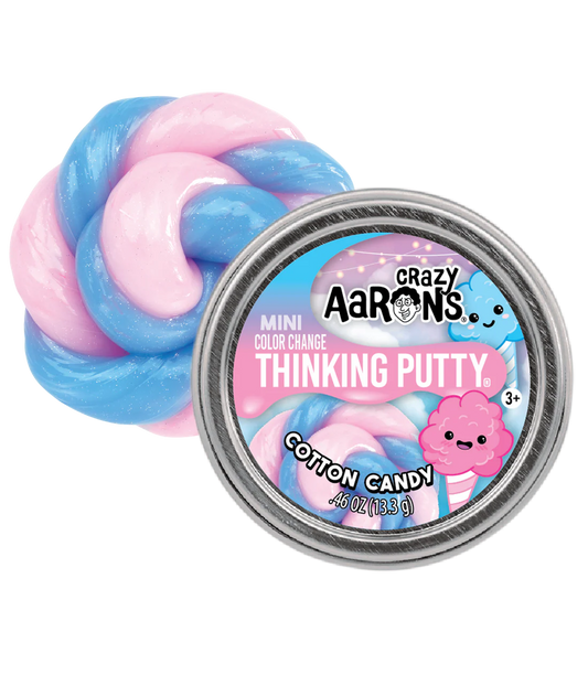 Crazy Aaron's: Cotton Candy - Mini Thinking Putty Tin (0.47 oz)