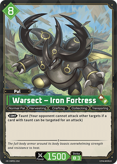 Palworld TCG - Warsect – Iron Fortress [EBP01-054R]