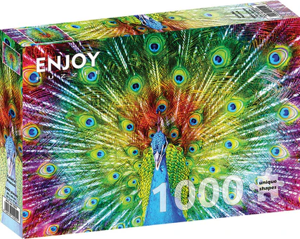 Enjoy - Colorful Peacock (1000 Piece)