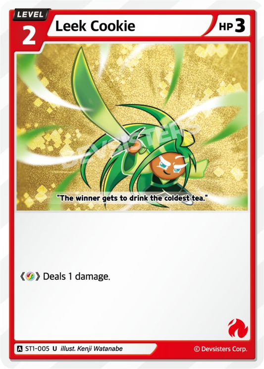 CookieRun TCG - Leek Cookie [ST1-005 U]