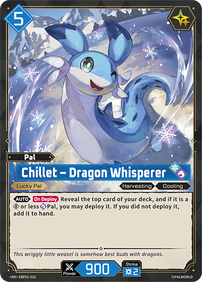 Palworld TCG - Chillet – Dragon Whisperer [EBP01-025RR]
