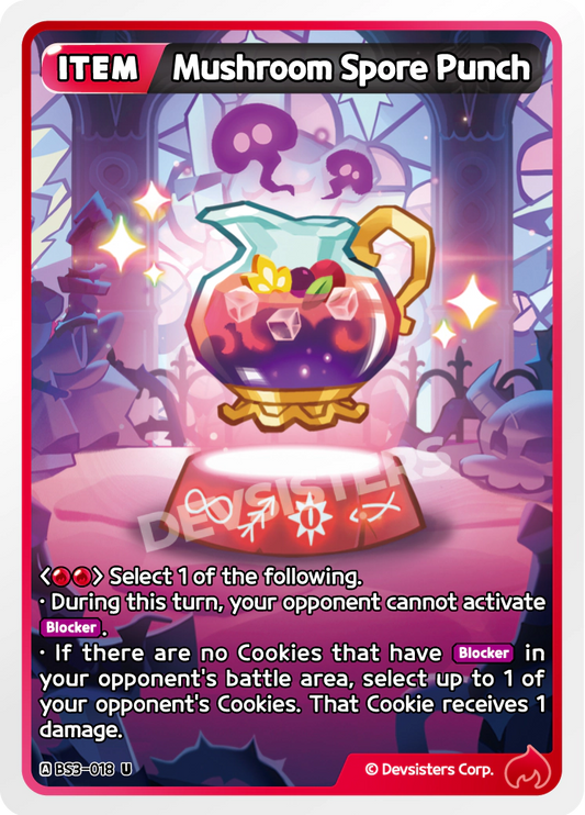 CookieRun TCG - Mushroom Spore Punch [BS3-018 U]