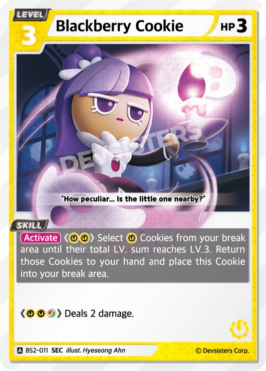 CookieRun TCG - Blackberry Cookie [BS2-011 SEC]
