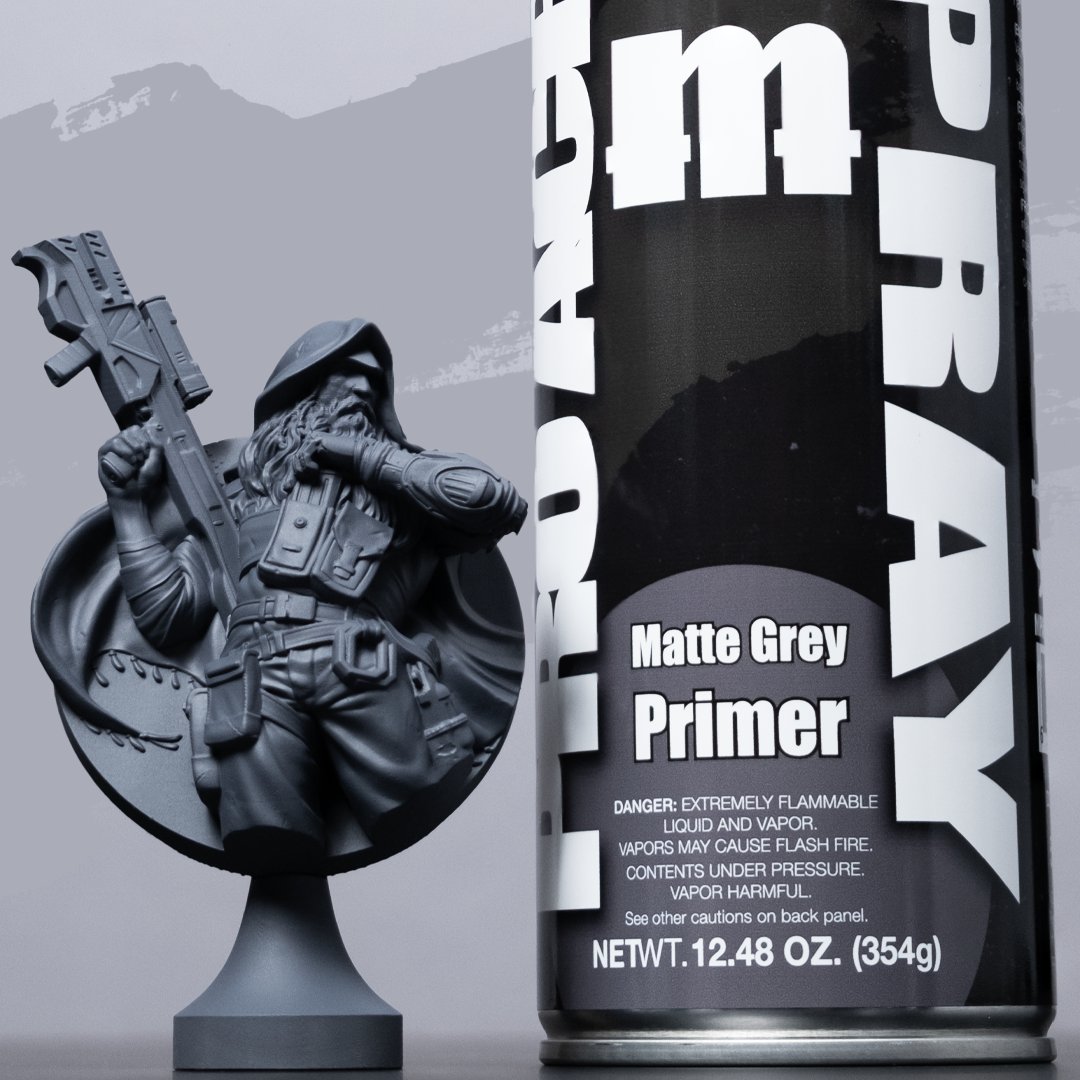 Monument Hobbies - PRO Acryl SPRAY - Matte Grey Primer