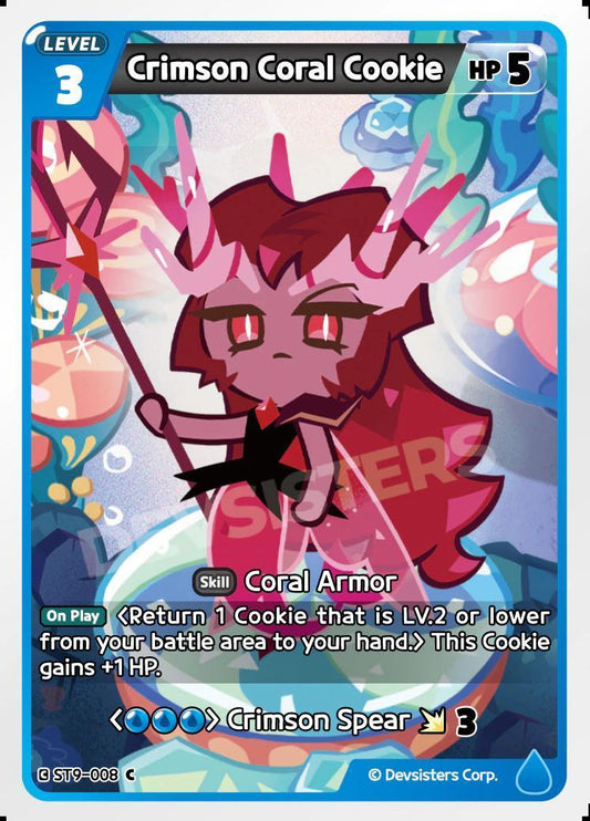 CookieRun TCG - Crimson Coral Cookie [ST9-008 C]