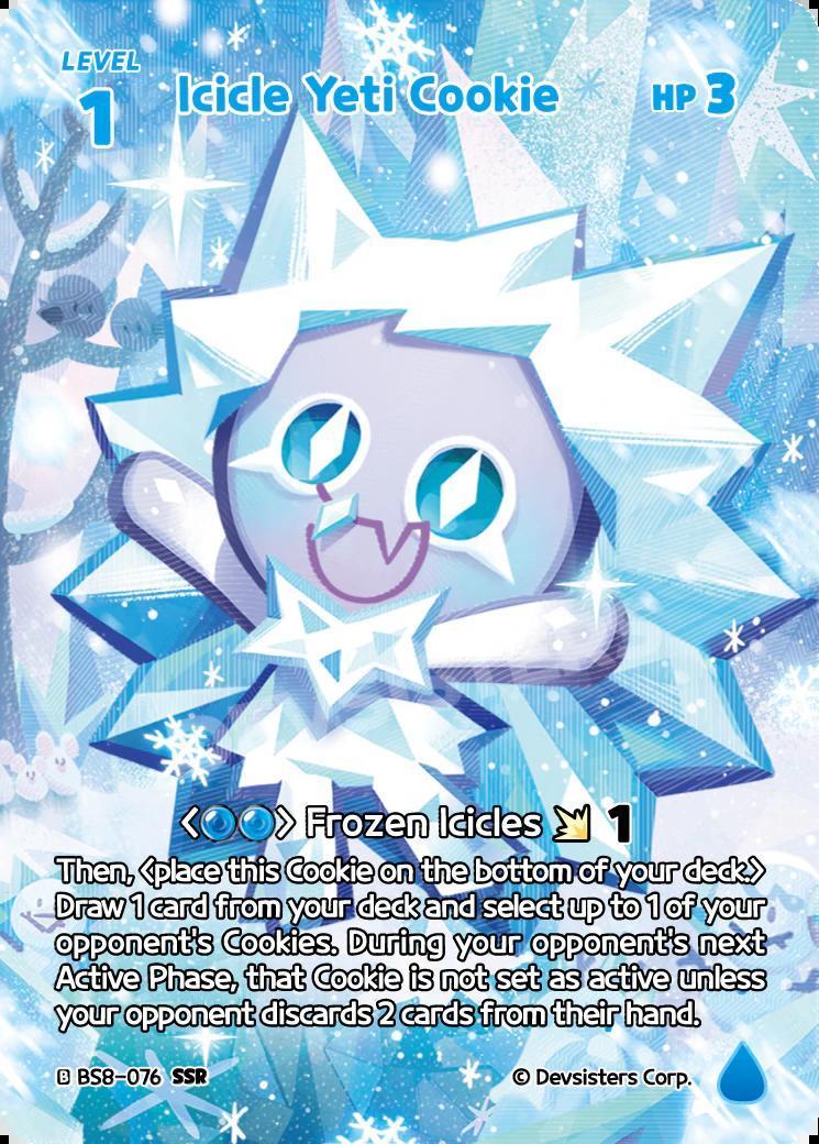 CookieRun TCG - Icicle Yeti Cookie [BS8-076 SSR]