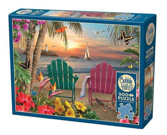 Cobble Hill Puzzles - Island Paradise | 500 Piece