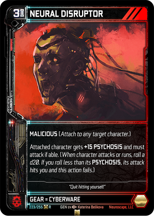 Neuroscape TCG - Neural Disruptor GEN-223