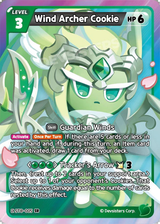 CookieRun TCG - Wind Archer Cookie [ST8-005 SR]