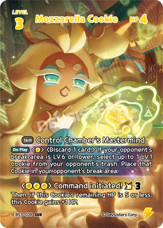 CookieRun TCG - Mozzarella Cookie [BS3-028 SUR]