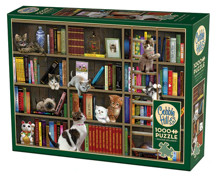 Cobble Hill - Kitty Librarians Puzzle (1000 Piece)