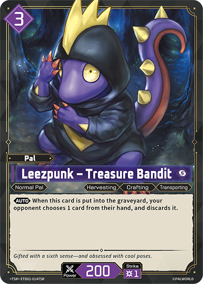 Palworld TCG - Leezpunk – Treasure Bandit [ETD02-014TSR]