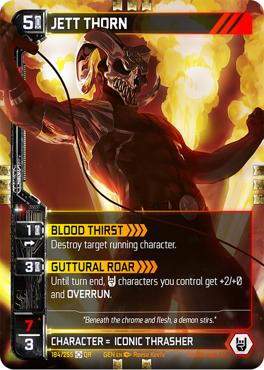 Neuroscape TCG - Jett Thorn GEN-184
