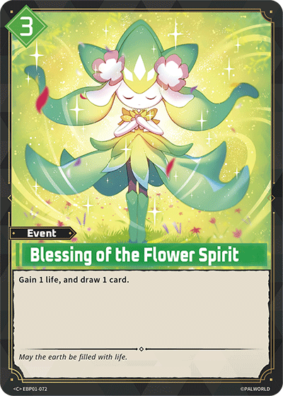 Palworld TCG - Blessing of the Flower Spirit [EBP01-072C]