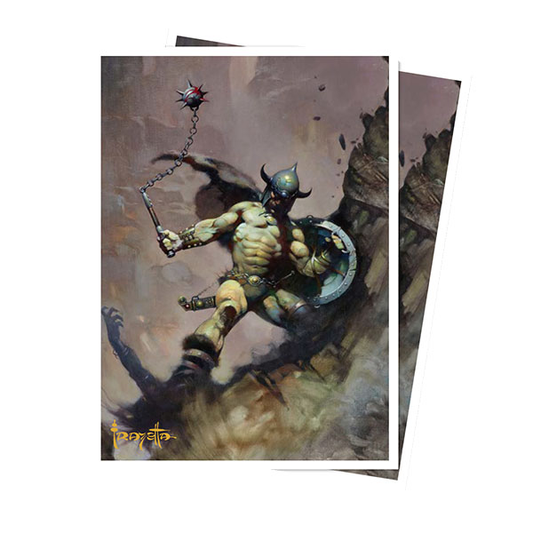 Deck Protectors: Artist Spotlight Frank Frazetta- Warrior with Ball and Chain (105ct)