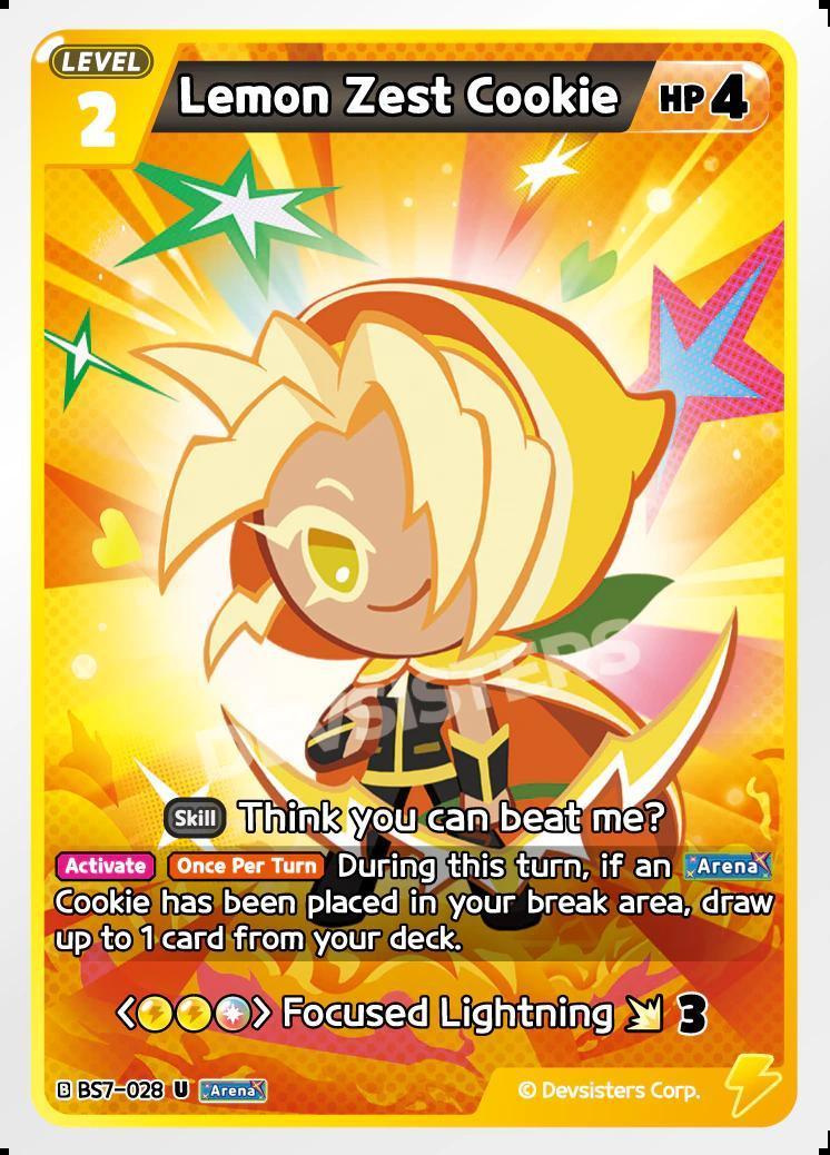 CookieRun TCG - Lemon Zest Cookie [BS7-028 U]