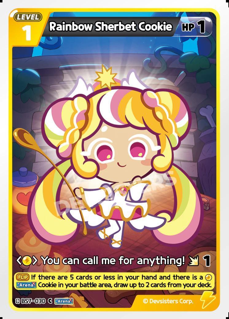 CookieRun TCG - Rainbow Sherbet Cookie [BS7-030 C]