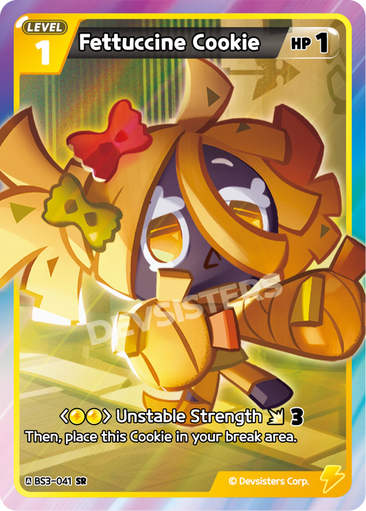 CookieRun TCG - Fettuccine Cookie [BS3-041 SR]
