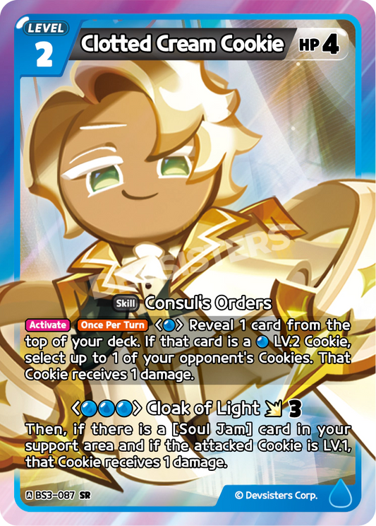 CookieRun TCG - Clotted Cream Cookie [BS3-087 SR]