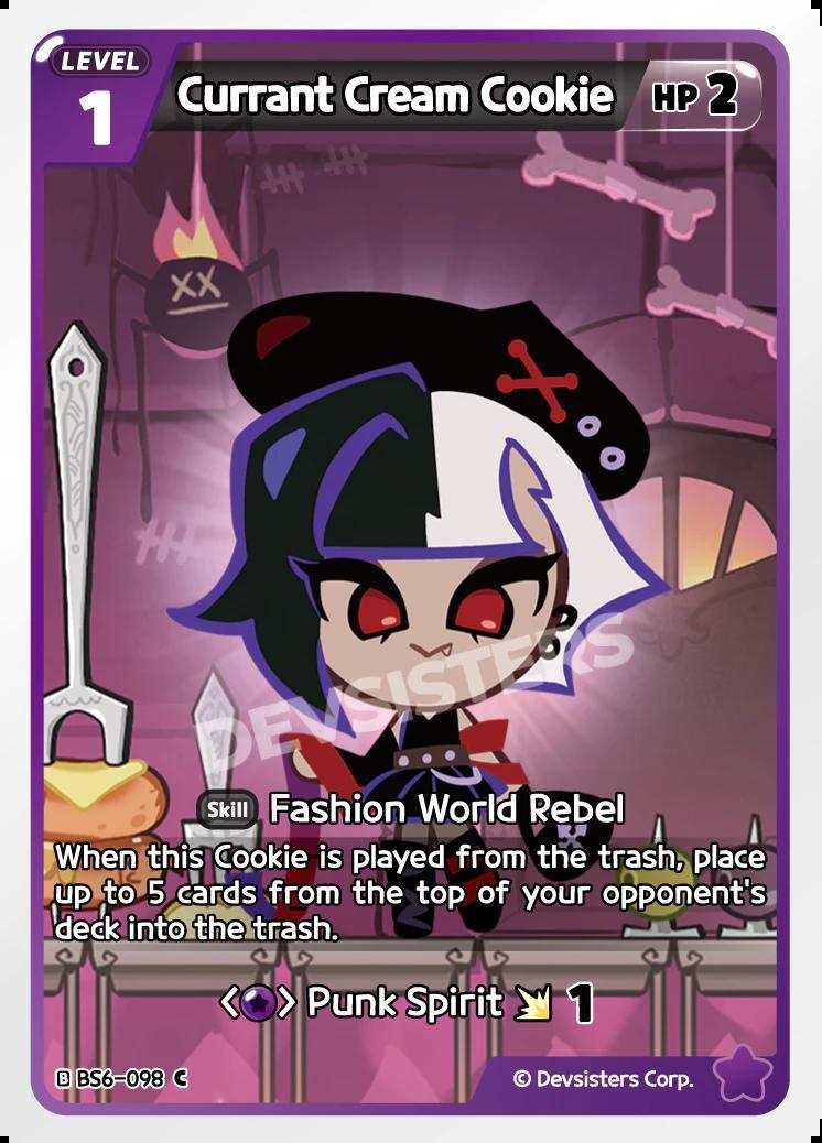 CookieRun TCG - Currant Cream Cookie [BS6-098 C]