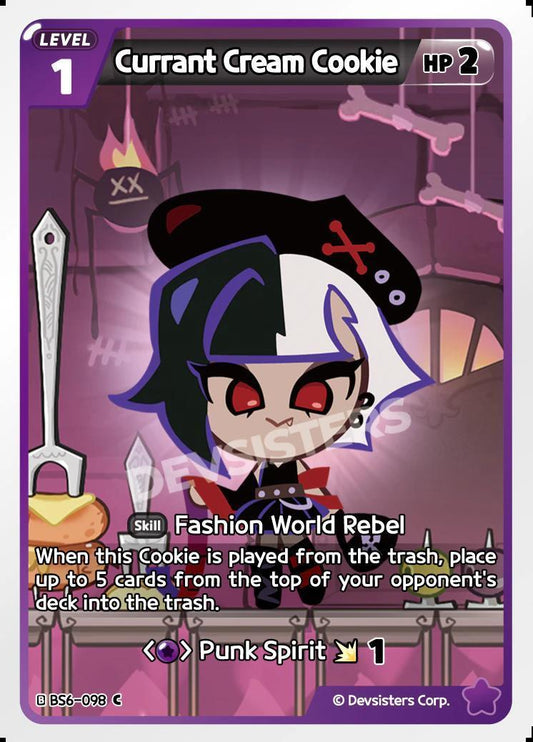 CookieRun TCG - Currant Cream Cookie [BS6-098 C]