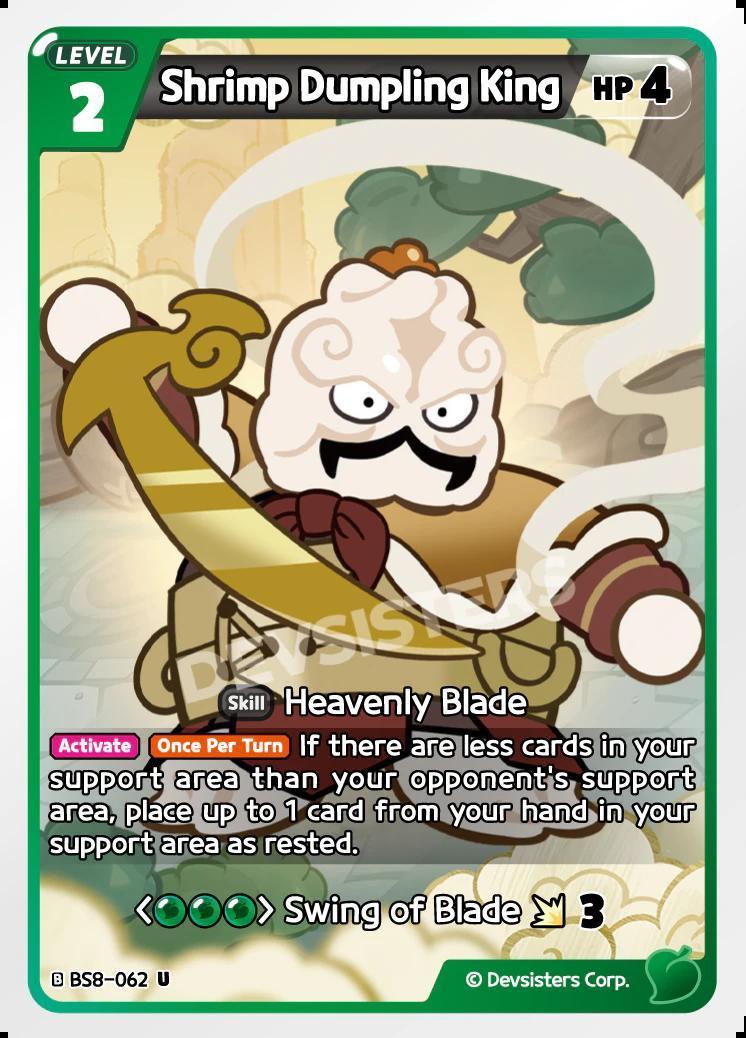 CookieRun TCG - Shrimp Dumpling King [BS8-062 U]