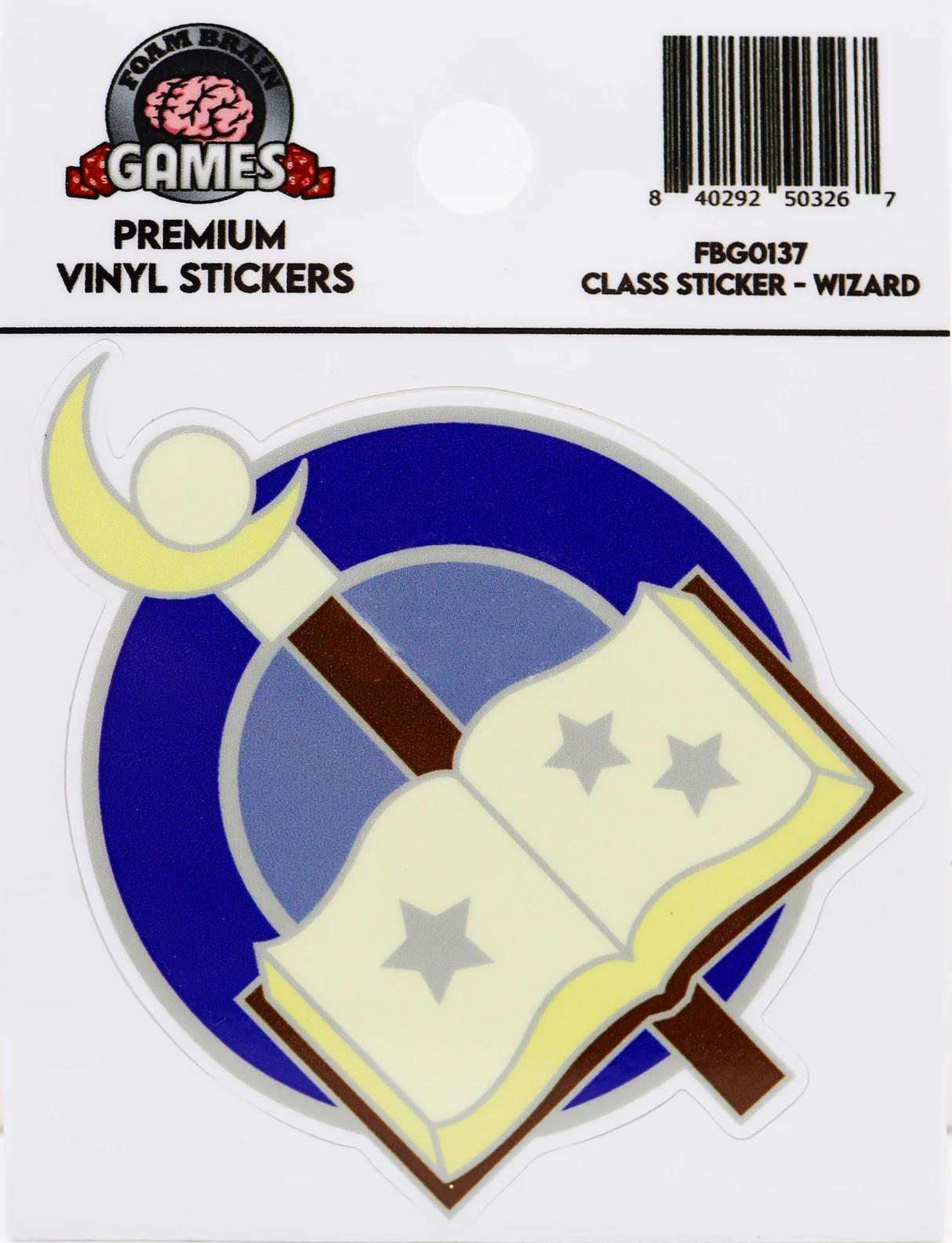 Foam Brain - Class Sticker - Wizard